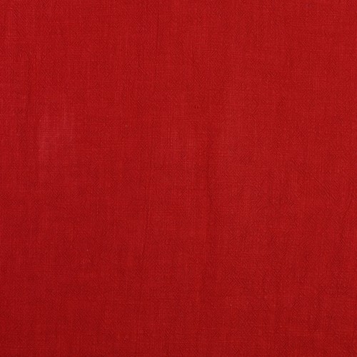 Leinen uni rot - 0,5m,