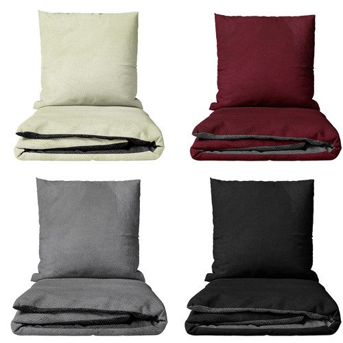 Bettwäsche fleece winter grau - winter,