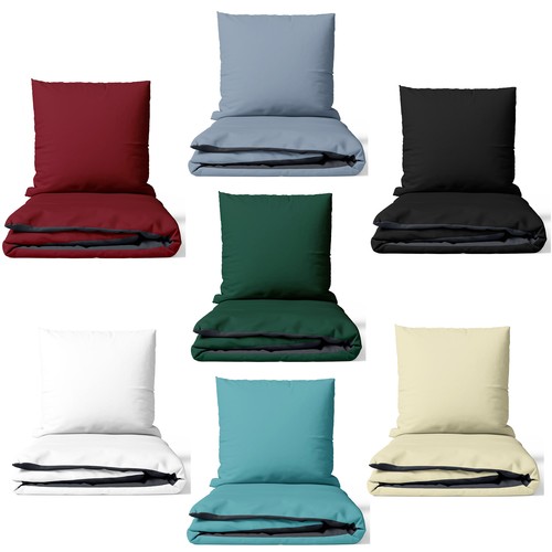 Bettwäsche set uni - bettwäsche,